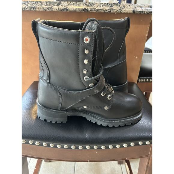 Harley-Davidson Men\'s Faded Glory Motorcycle Boots Shoes Size 9 Black main image 5